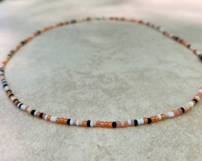 11/0 Stone Age necklace tiny seed bead necklace