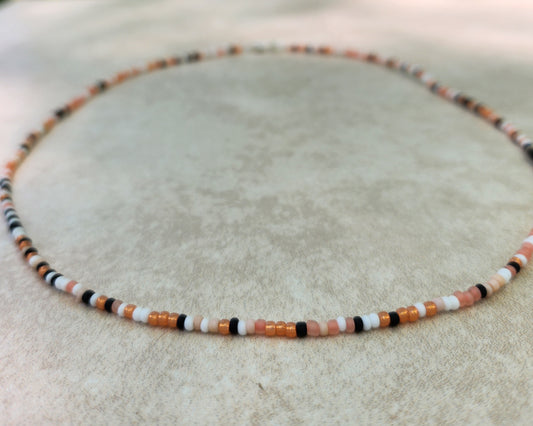 11/0 Stone Age necklace tiny seed bead necklace