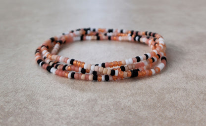 11/0 -WRAP- 25 inch Stone Age Tiny Seed bead wrap bracelet