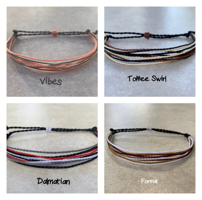 Wax String bracelets, waterproof adjustable wax string bracelets