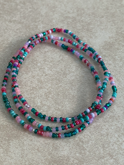 Colorful Seed Bead Circle Bracelets