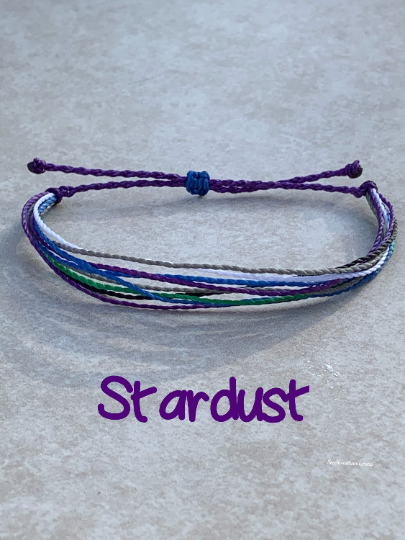 Waxed string bracelets, colorful waterproof adjustable waxed string bracelets