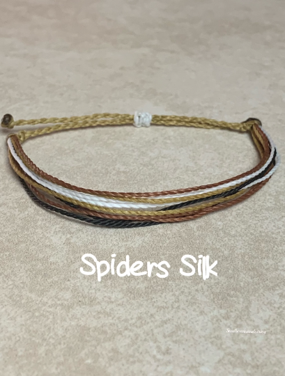 Waxed String bracelets, waterproof adjustable waxed string bracelets